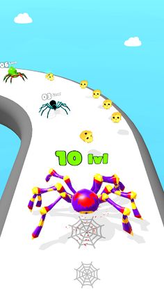 Insect Run - Spider Evolution - Screenshot 2