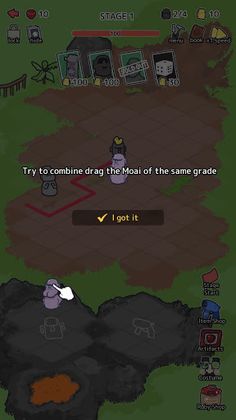 Random Moai Defense - Screenshot 1