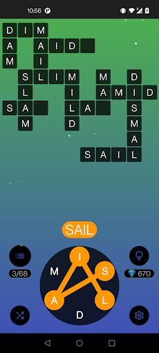 Word Swipe Connect - Crossword - Screenshot 1