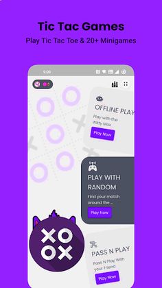 Tic Tac Toe Glow - Screenshot 1