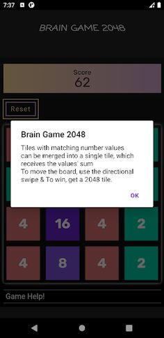 Brain Game 2048 - Screenshot 3