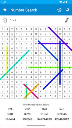 Number Search - Screenshot 2