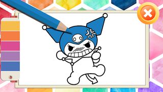 Kuromi Sanrio Coloring Cute - Screenshot 3
