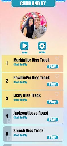 Chad And Vy Music Tiles Game - Screenshot 1