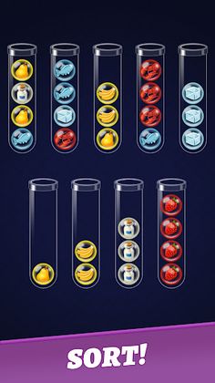 Ball Sort - Merge Pet Mania - Screenshot 1