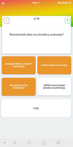 Kviz Znanja - Sigurnost u saob - Screenshot 3