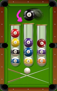 Billiards 8 Ball Sort Puzzle - Screenshot 1