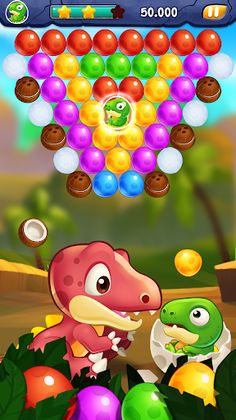 Dino bubble pop Island - Screenshot 4