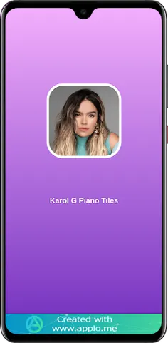 Karol G Piano Tiles - Screenshot 2