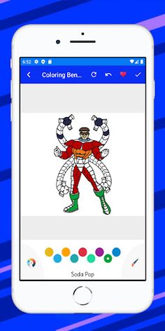 Spider Ultra coloring book man - Screenshot 1