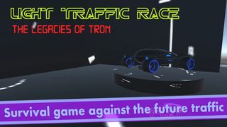 Light Traffic Race: Tron Race - Screenshot 2
