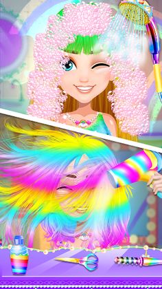 Unicorn Girl Hair beauty Salon - Screenshot 1