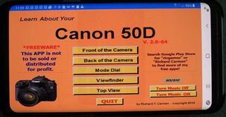 Learn About Your Canon 50D - Screenshot 1