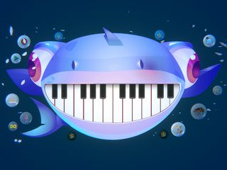 Cute Shark Piano Sound Music - Screenshot 2