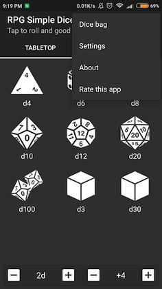 RPG Simple Dice - Screenshot 4