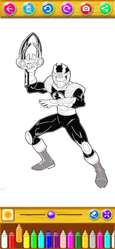 Rangers Hero Coloring Power g - Screenshot 2