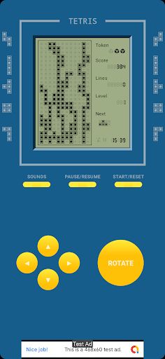 Tetris - GimBot/GameBoy - Screenshot 2