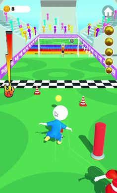Soccer Dribble Run - Screenshot 1