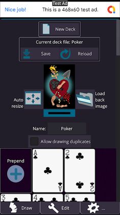 DeckSim - Deck Simulator - Screenshot 1