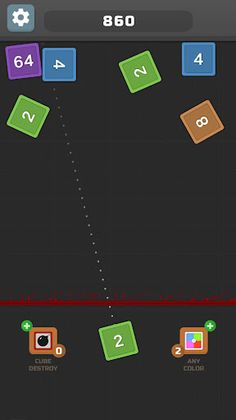 Gravity Cubes: Physics 2048 - Screenshot 1