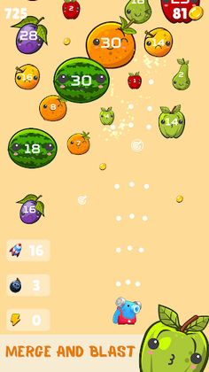 Watermelon Merge Fruit Blast - Screenshot 1