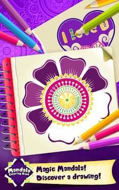 Mandala Coloring Drawing - Screenshot 1