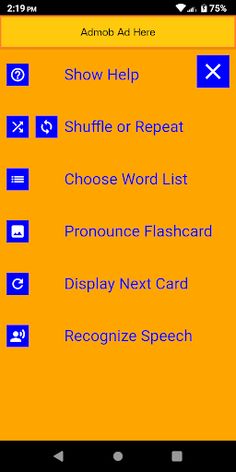 Verbal Flashcards - Screenshot 2