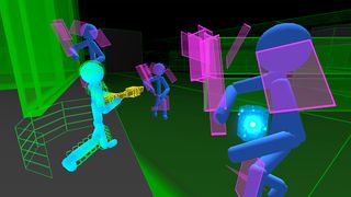 Stickman Neon Gun Warriors - Screenshot 1