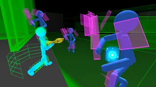 Stickman Neon Gun Warriors - Screenshot 1