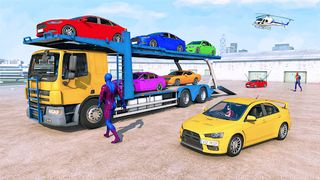 Superhero Car: Transport Game - Screenshot 2