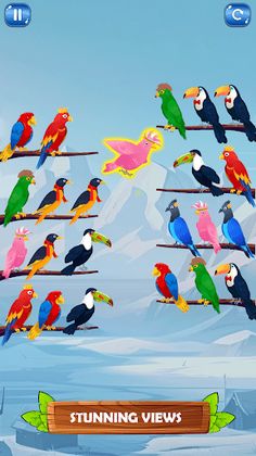 Bird Sort Puzzle Sort Games - Screenshot 4