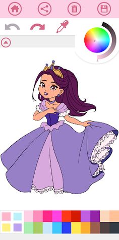 Princess Coloring Book Game - Screenshot 3