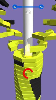 Stack Crash - Fire 3D Ball - Screenshot 2