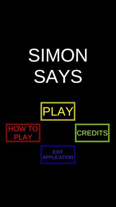 Simon Say - Screenshot 1