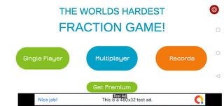 The Toughest Fraction Game - Screenshot 2