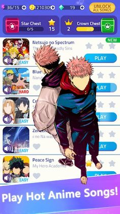 Jujutsu Kaisen Piano Tiles - Screenshot 4