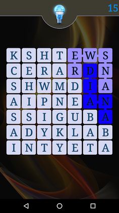 Fill Words. Bulb - Screenshot 1