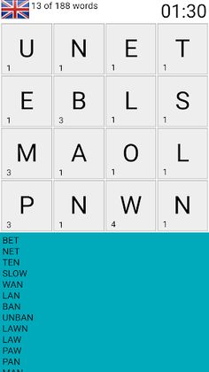 Word Search 4x4 Online - Screenshot 2