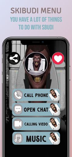 Fake Call : Skibudi toilet - Screenshot 2