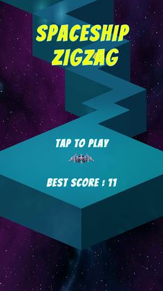 SpaceShip Zigzag - Screenshot 1
