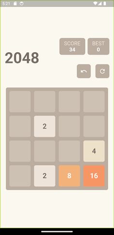 2048 Game - Screenshot 2