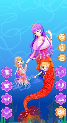 Mermaid Dressup HD - Screenshot 4