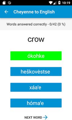 Cheyenne Vocab Builder - Screenshot 3