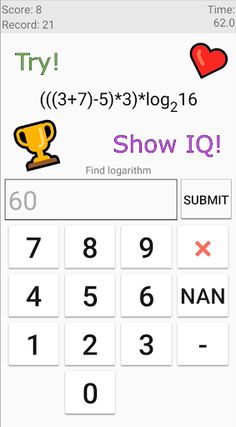 Math IQ Test - Screenshot 2