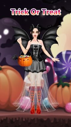 Spooky Style: Halloween Girl - Screenshot 2