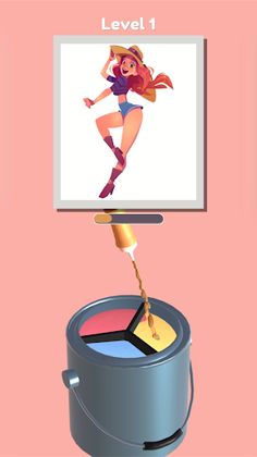 Art Lover - DIY Color Mix 3D - Screenshot 1