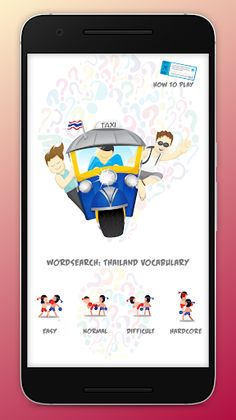 Wordsearch Thailand Vocabulary - Screenshot 1