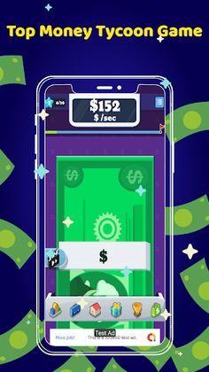 Money Clicker Game -Money Rain - Screenshot 1