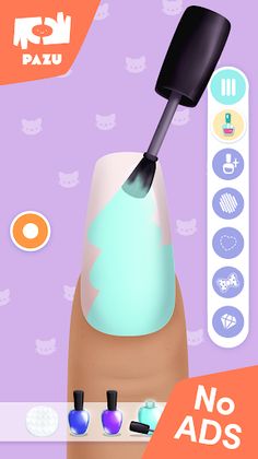 Girls Nail Salon - Kids Games - Screenshot 2
