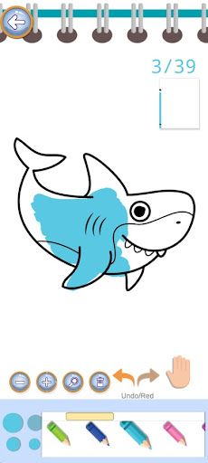 Baby Shark Coloring Book - Screenshot 1